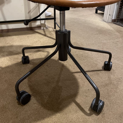West Elm Petal Leather Desk Chair