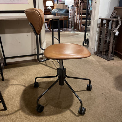 West Elm Petal Leather Desk Chair