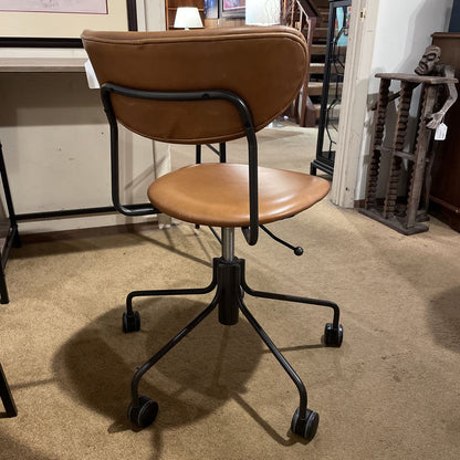 West Elm Petal Leather Desk Chair