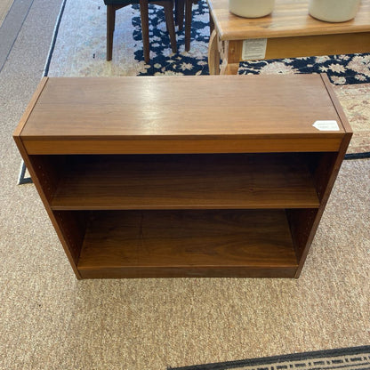 Vintage Small Walnut Laminate Bookcase