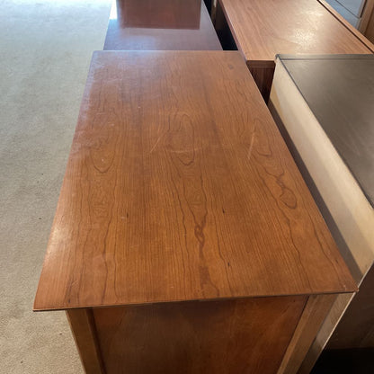 5 Drawer Wooden Dresser w/Geometric Faux Drawers