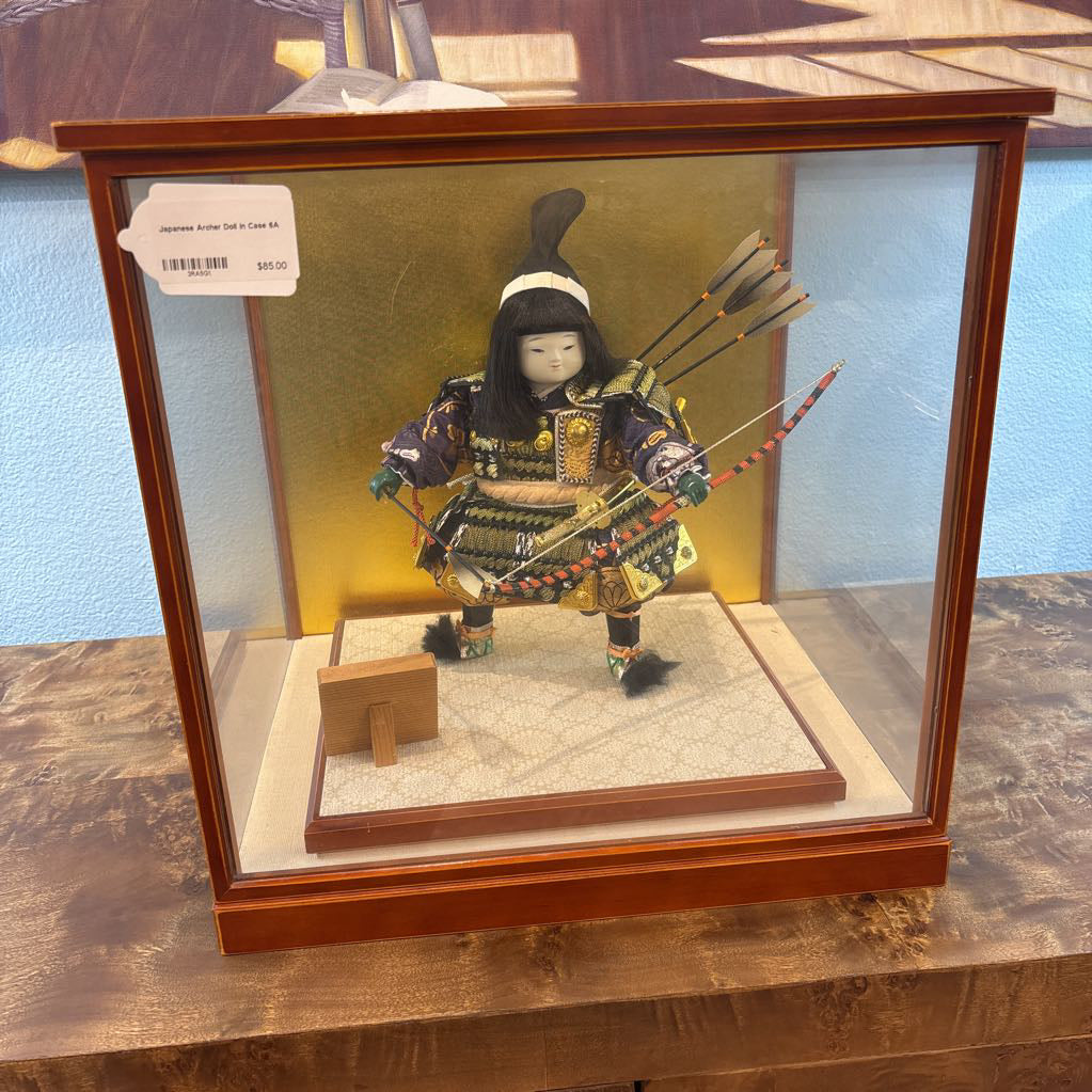 Japanese Archer Doll in Case