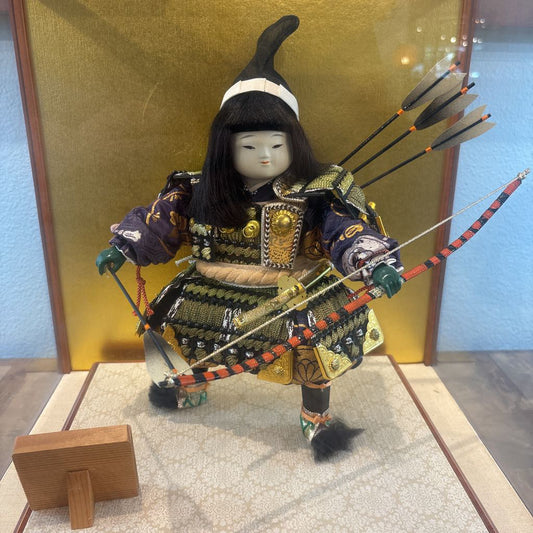 Japanese Archer Doll in Case SMALLS