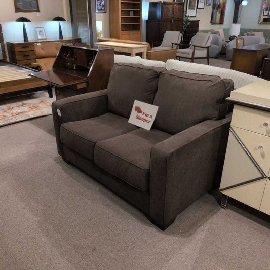 Brown Twin Sleeper Loveseat U SLEEPERS