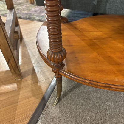 Paisley Shaped Wooden Side Table
