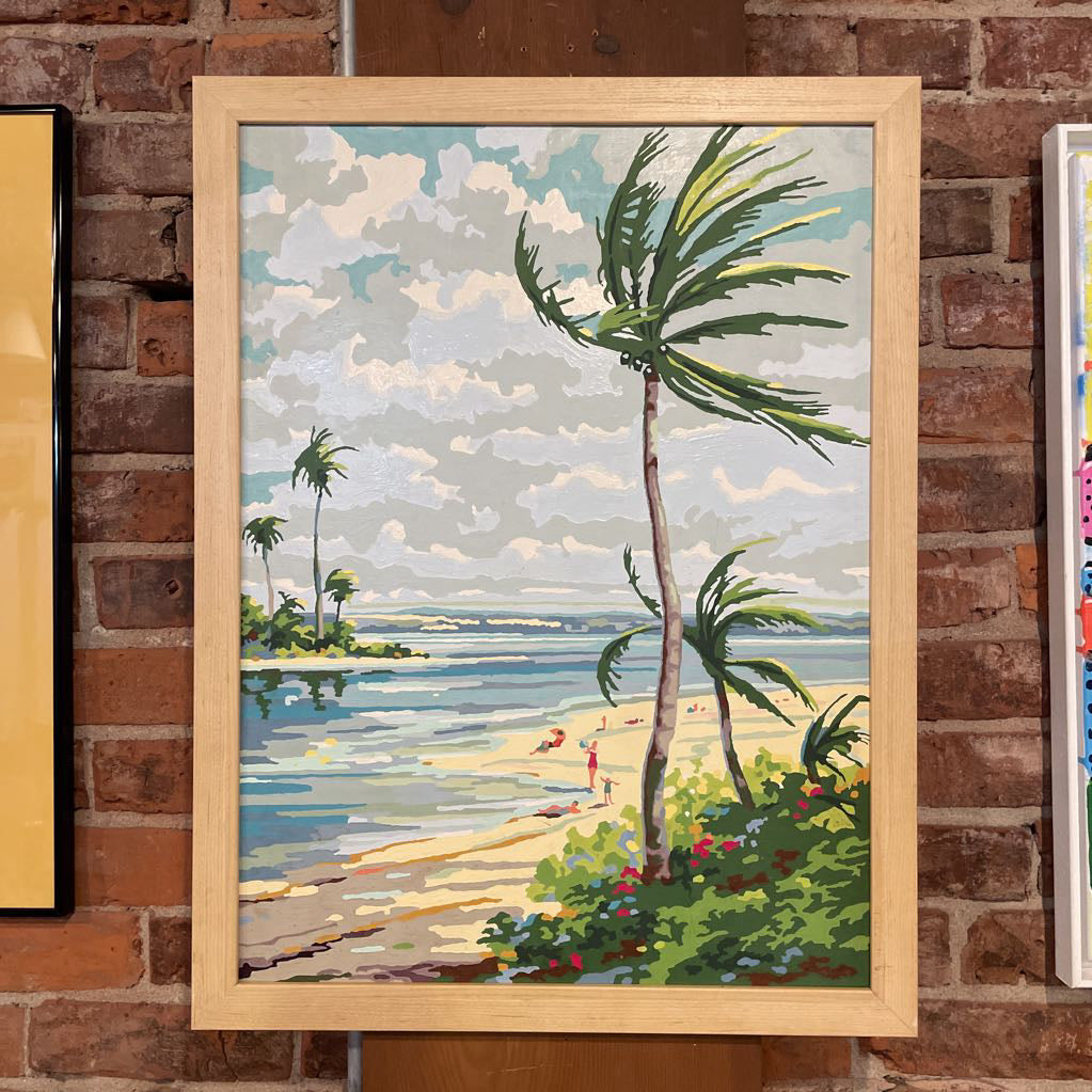 PBN Tropical Beach Scene