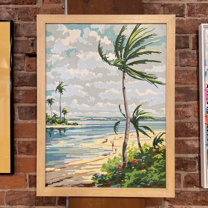 PBN Tropical Beach Scene