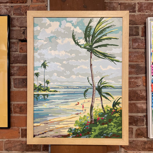 PBN Tropical Beach Scene