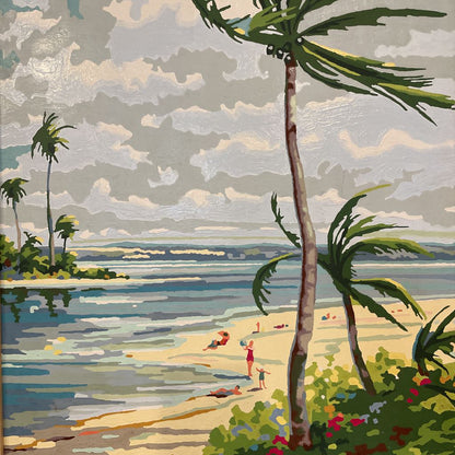 PBN Tropical Beach Scene