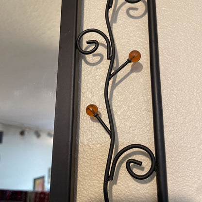 Scroll Metal Framed Mirror