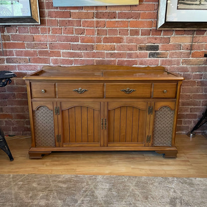 Magnavox Faux Front Wooden Stereo Console
