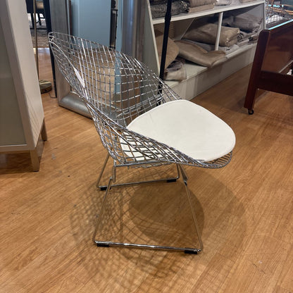 Metal Grid MCM Style Diamond Chair U ACCENT CHAIRS