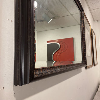 Lg. Antiqued Copper Tone Beveled Mirror