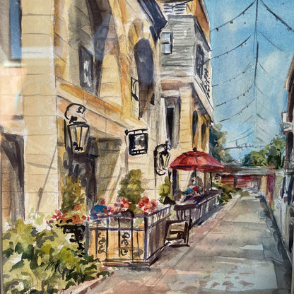 ORIGINAL MaryAnn Adams(local artist) "Winery Row"