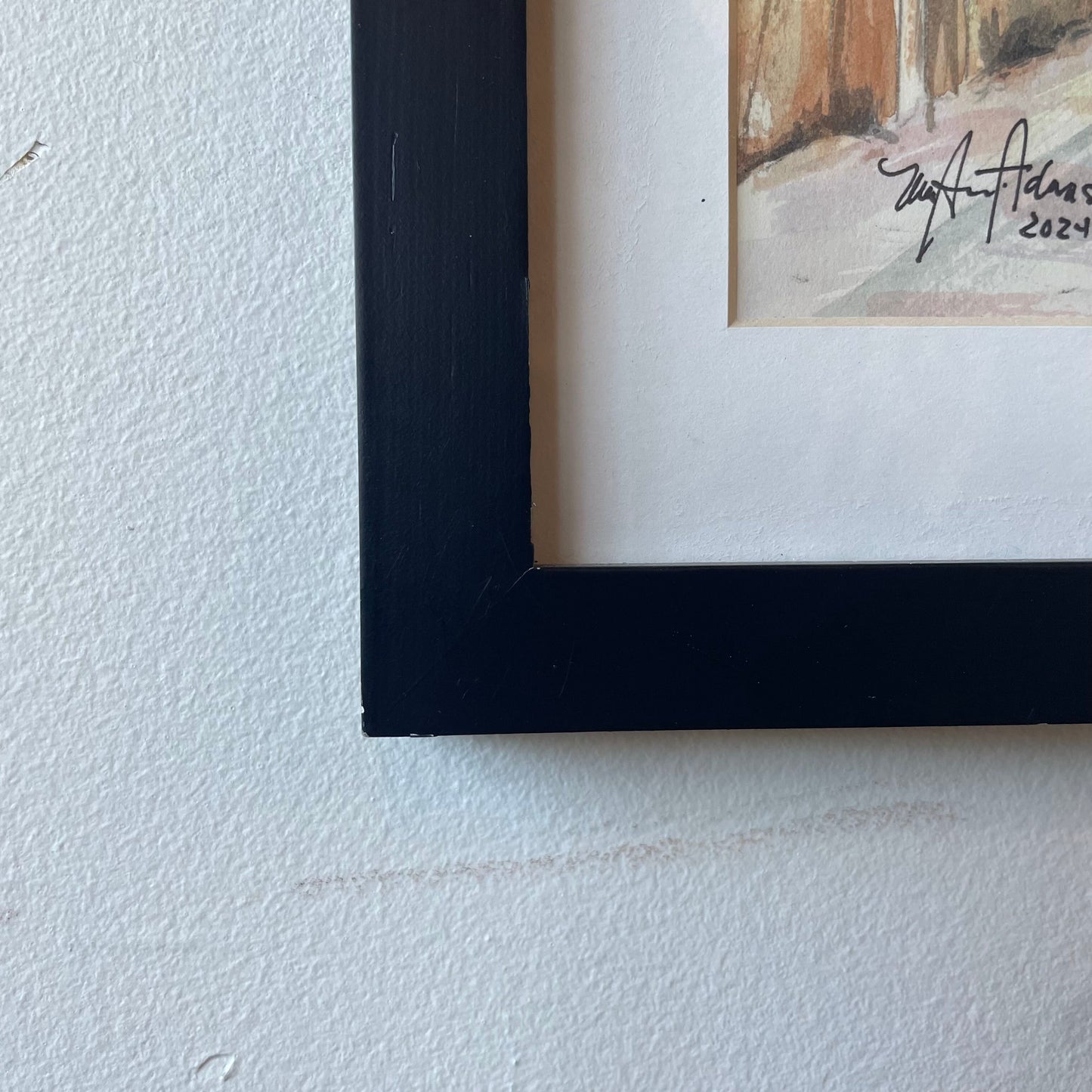 ORIGINAL MaryAnn Adams(local artist) "Alley in Italy"