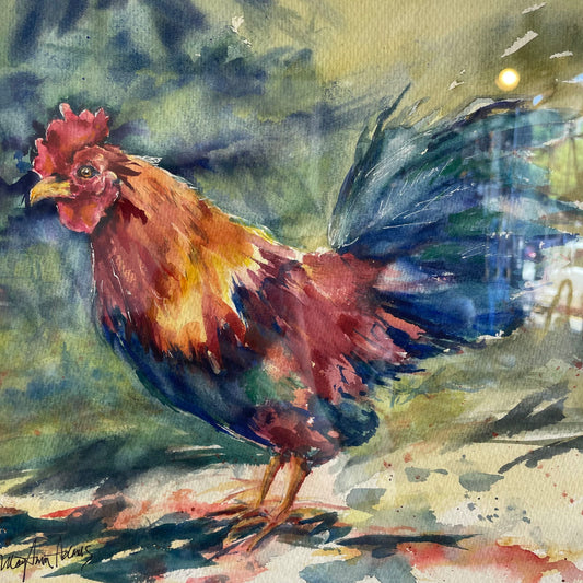 ORIGINAL MaryAnn Adams (local artist) "Red"