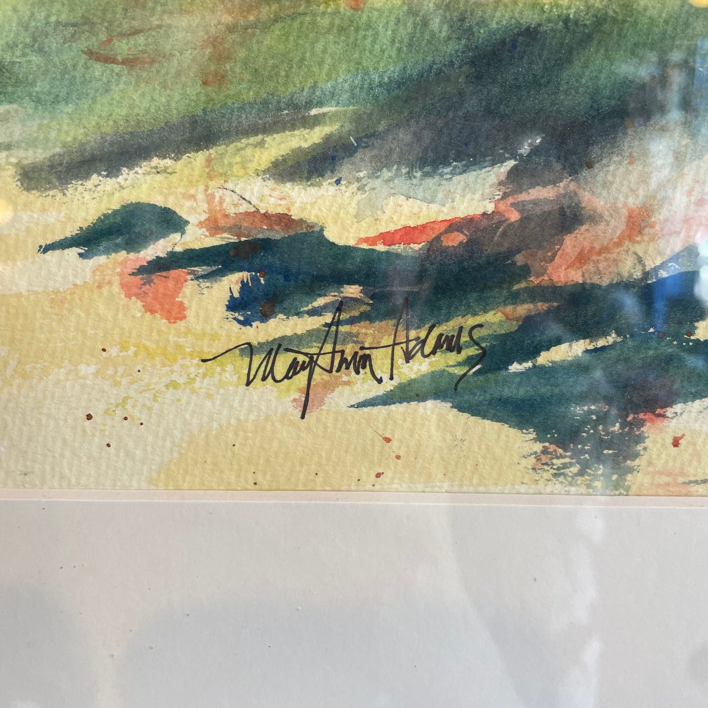ORIGINAL MaryAnn Adams (local artist) "Red"