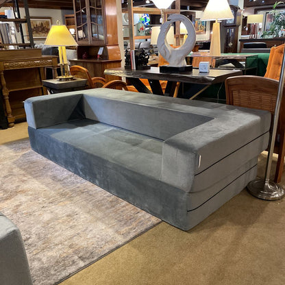 Cubist Modern Grey Covertible Sofa/Bed