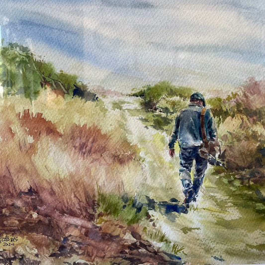 ORIGINAL MaryAnn Adams (local artist) "Camp Casey Walk"