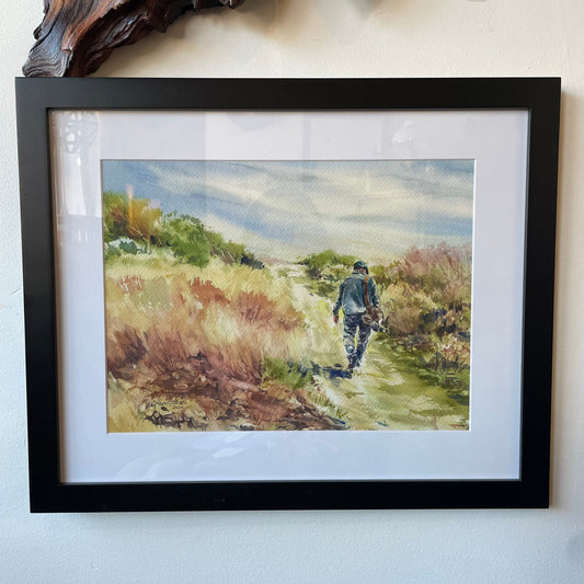 ORIGINAL MaryAnn Adams (local artist) "Camp Casey Walk"