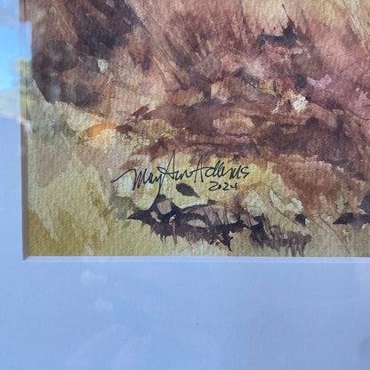 ORIGINAL MaryAnn Adams (local artist) "Camp Casey Walk"