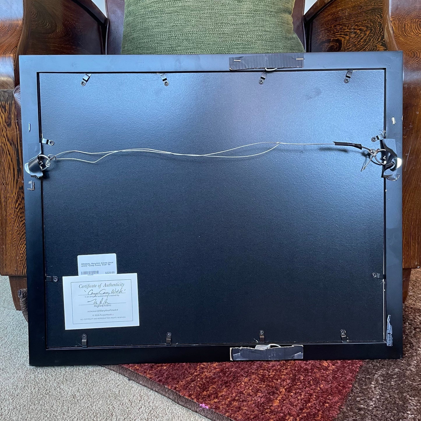ORIGINAL MaryAnn Adams (local artist) "Camp Casey Walk"
