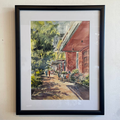 ORIGINAL MaryAnn Adams (local artist) "Summer Town Stroll"