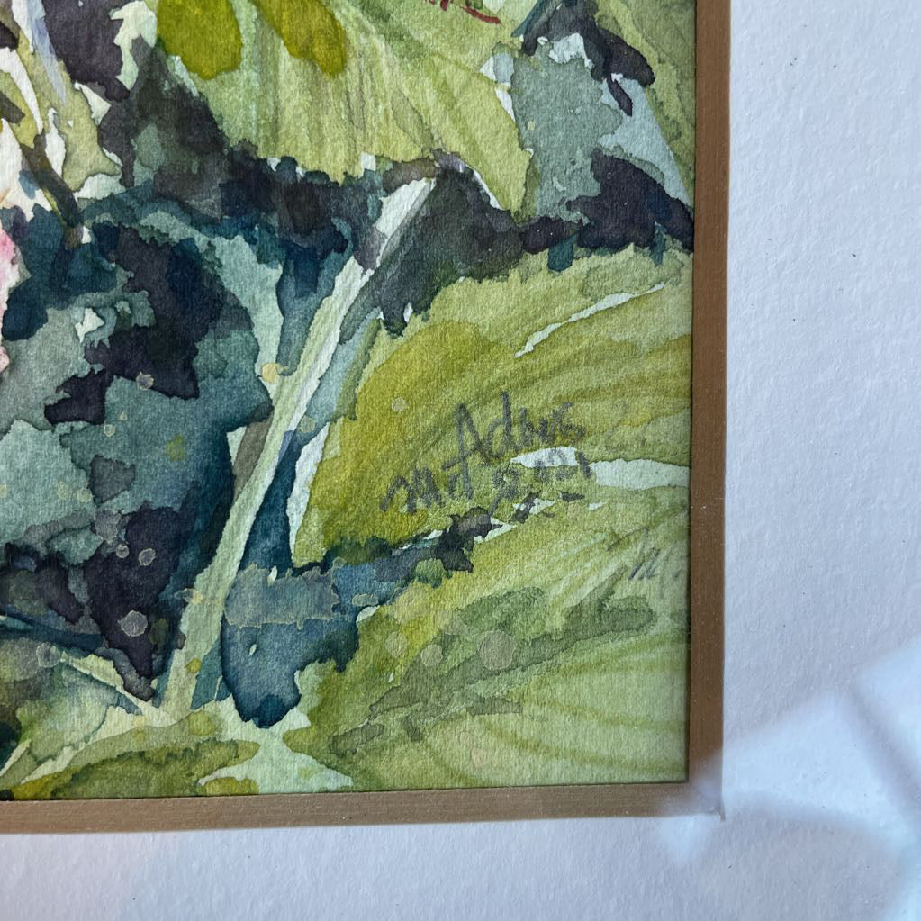 ORIGINAL MaryAnn Adams (local artist) "Raspberries on the Vine"