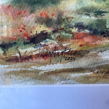 ORIGINAL MaryAnn Adams (local artist) "Elephant Sighting" (Kenya)