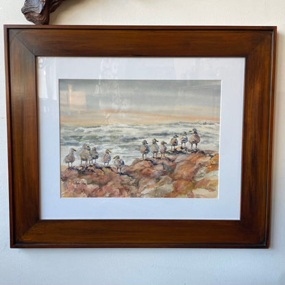 ORIGINAL MaryAnn Adams (local artist) "Seagulls Rock"