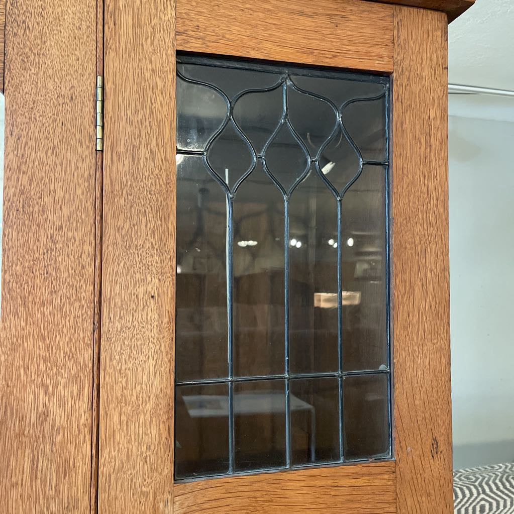 Antique Armoir w/Mirror Door and Bottom Drawer