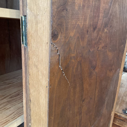 Antique Armoir w/Mirror Door and Bottom Drawer