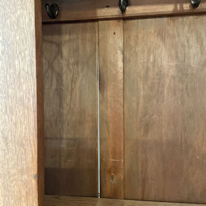 Antique Armoir w/Mirror Door and Bottom Drawer