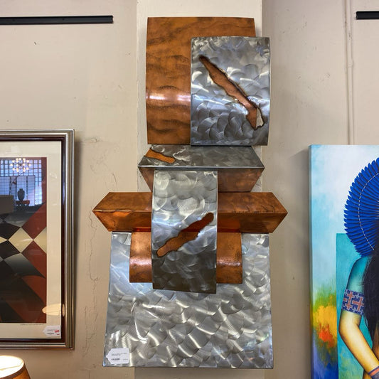 JERE Style BRUTALIST TORCH Wall Scultpture ART