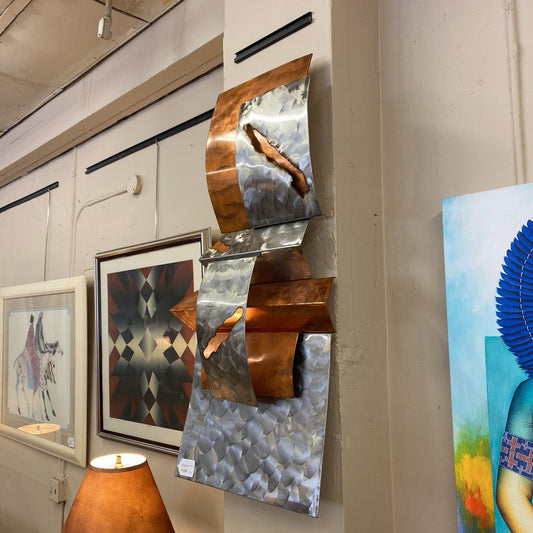 JERE Style BRUTALIST TORCH Wall Scultpture ART