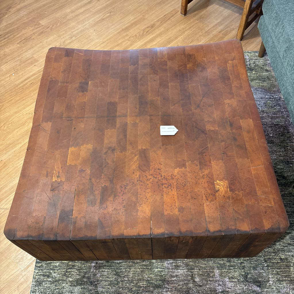 Large Butcher Block Coffee Table C COFFEE TABLES