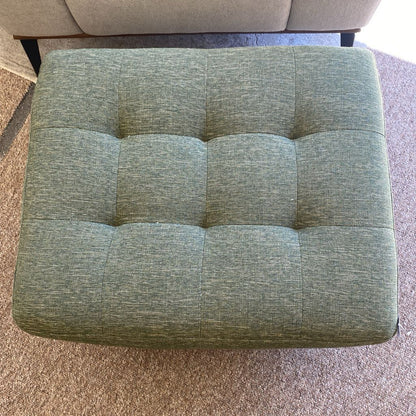 Fir Green Tufted Ottoman