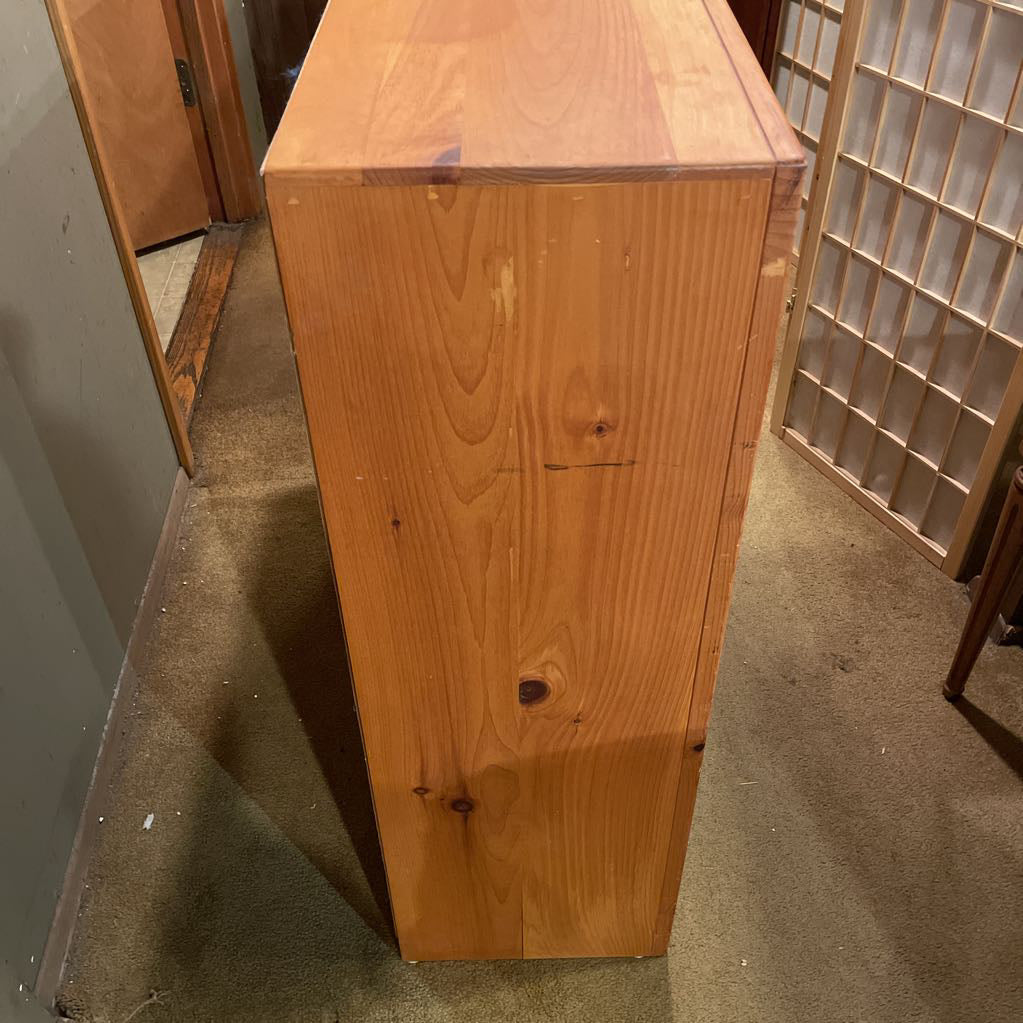 Short Wood Bookcase