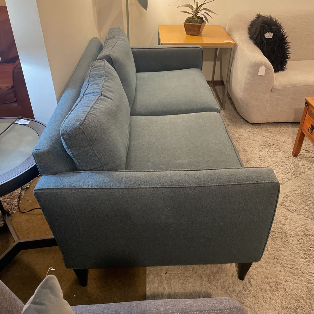 Room & Board Dark Blue Speckled Studio Sofa