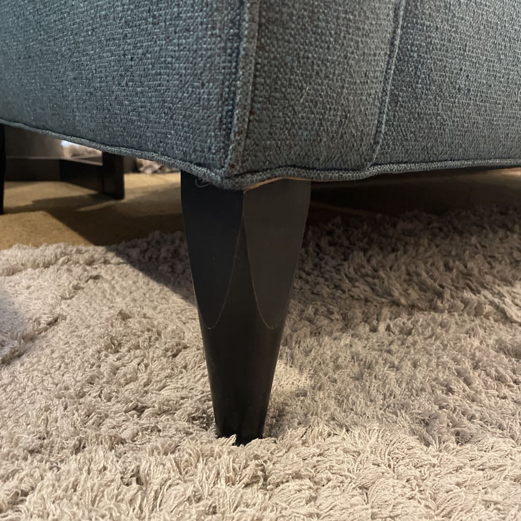 Room & Board Dark Blue Speckled Studio Sofa