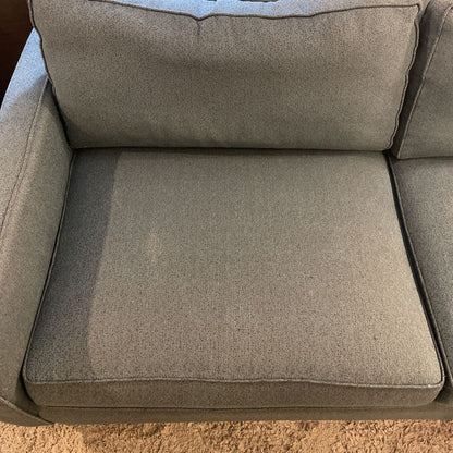 Room & Board Dark Blue Speckled Studio Sofa