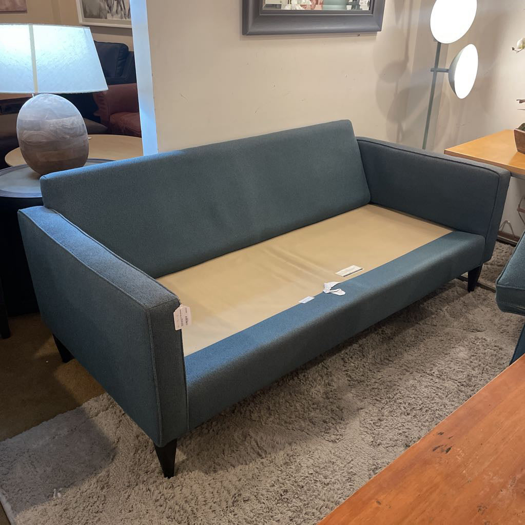 Room & Board Dark Blue Speckled Studio Sofa