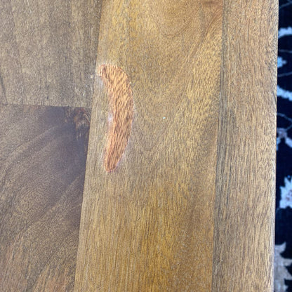 POTTERY BARN Mango Wood Extenable Dining Table (AS IS)