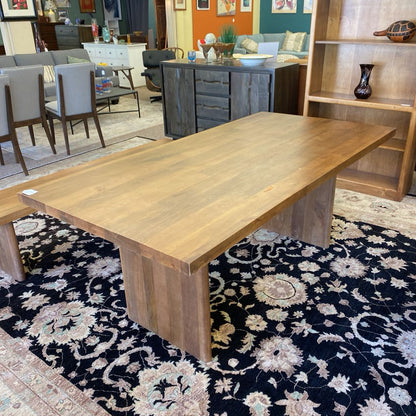 POTTERY BARN Mango Wood Extenable Dining Table (AS IS)