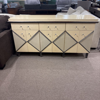 Custom Weathered Sideboard Signed by Peter Gutkin