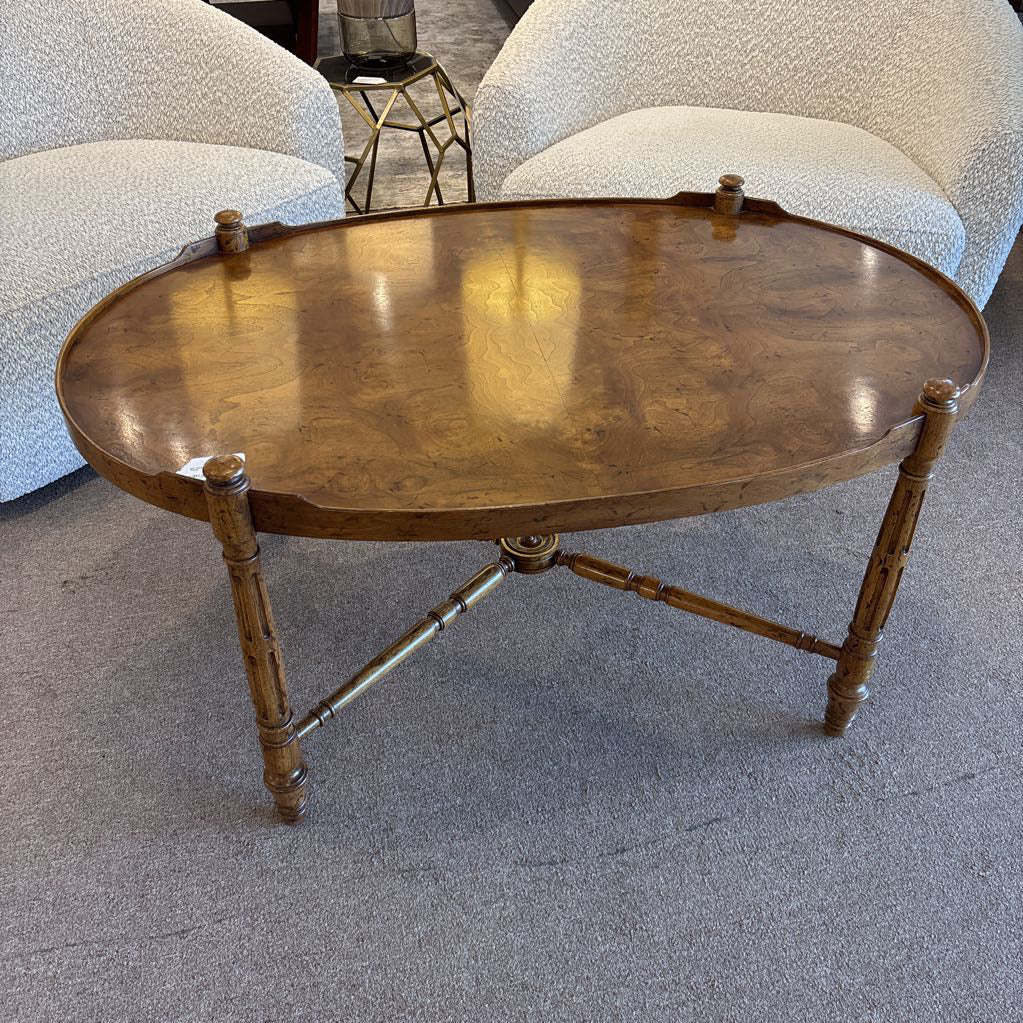 MC Heritage Burl Walnut Coffee Table