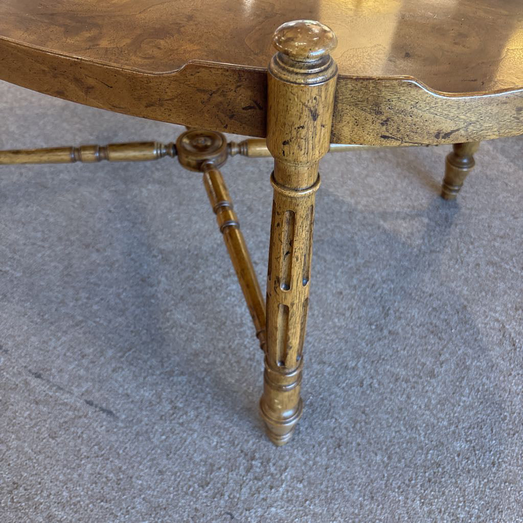 MC Heritage Burl Walnut Coffee Table