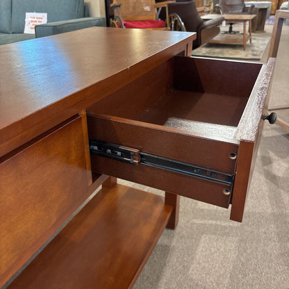 Cherry Wood 2 Drawer Console C CONSOLE TABLES
