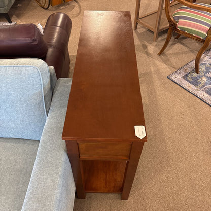 Cherry Wood 2 Drawer Console