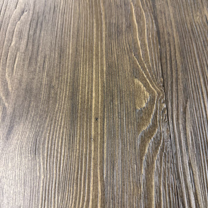 Rustic Style Round Dining Table W/Leaf And 2 Chairs